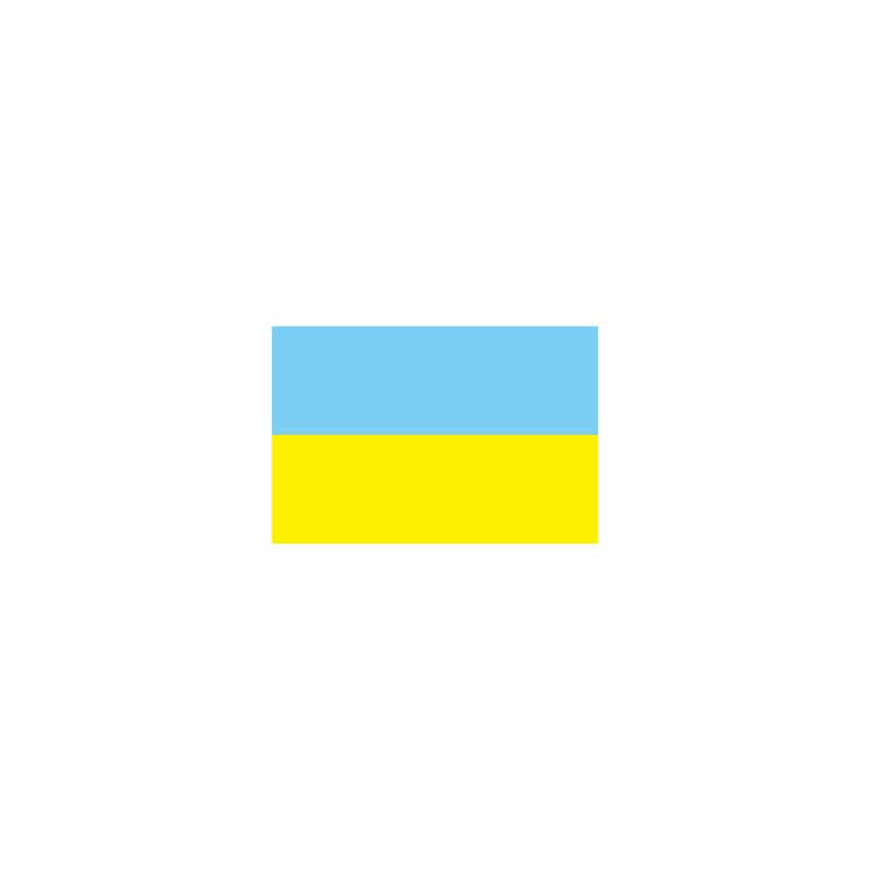 【直送品】 P・O・Pプロダクツ 世界の国旗 No．2 22892　ウクライナ 1枚（ご注文単位1枚）