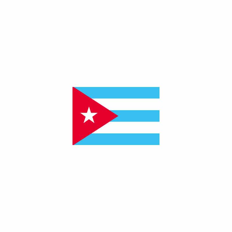 【直送品】 P・O・Pプロダクツ 世界の国旗 No．1 22987　キューバ 1枚（ご注文単位1枚）