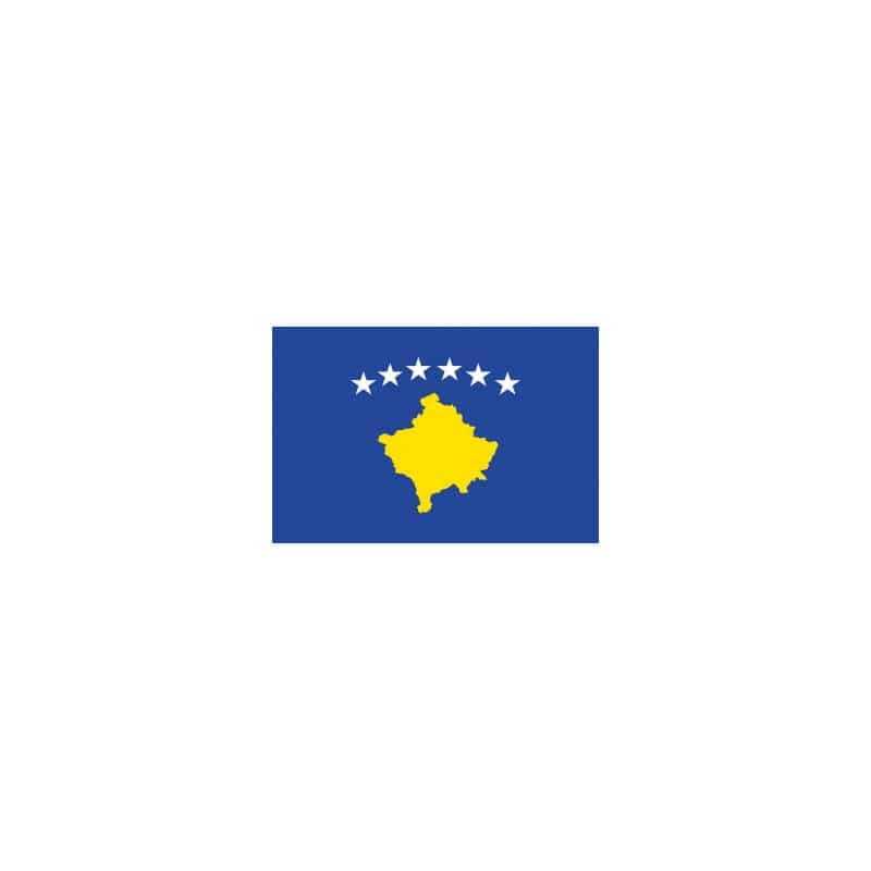 【直送品】 P・O・Pプロダクツ 世界の国旗 L版 23034　コソボ 1枚（ご注文単位1枚）