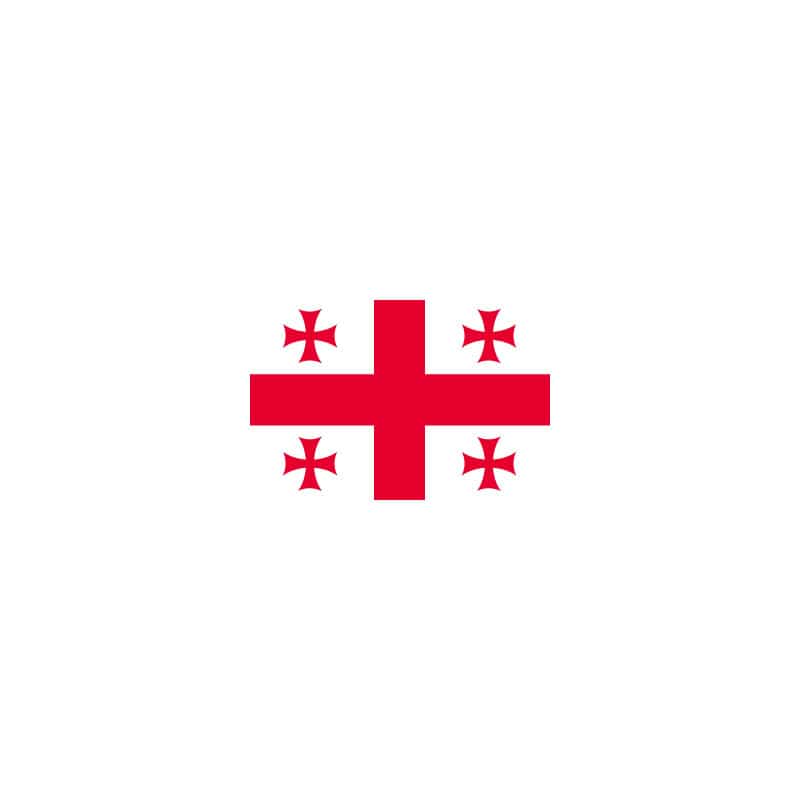 【直送品】 P・O・Pプロダクツ 世界の国旗 L版 23098　ジョージア（グルジア） 1枚（ご注文単位1枚）