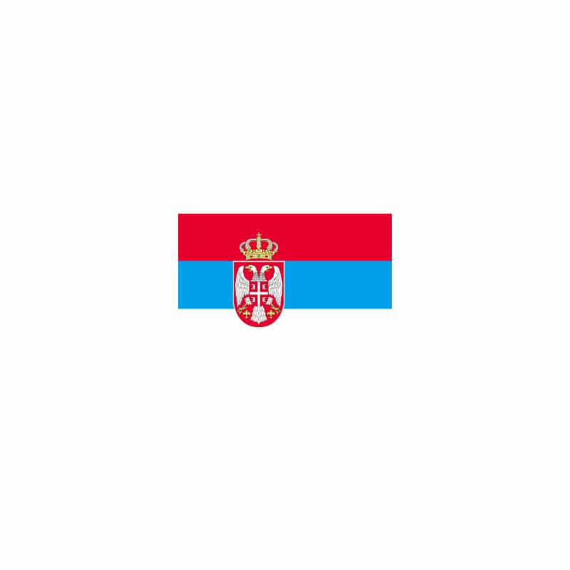 【直送品】 P・O・Pプロダクツ 世界の国旗 No．1 23159　セルビア 1枚（ご注文単位1枚）