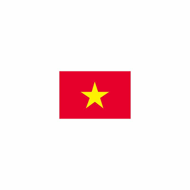 【直送品】 P・O・Pプロダクツ 世界の国旗 ミニフラッグ 23409　ベトナム 1枚（ご注文単位1枚）