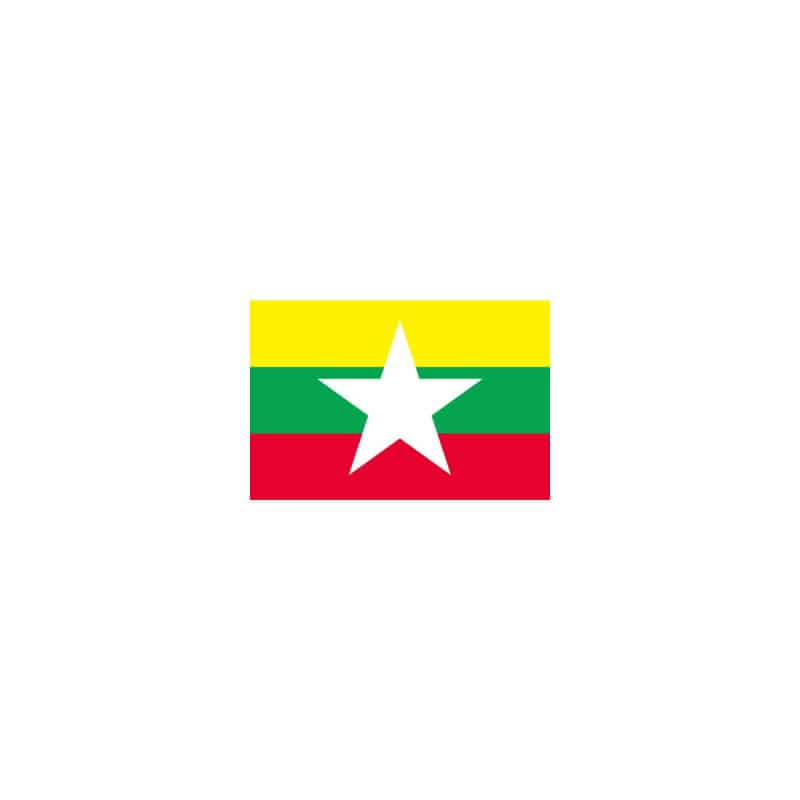 【直送品】 P・O・Pプロダクツ 世界の国旗 L版 23502　ミャンマー 1枚（ご注文単位1枚）