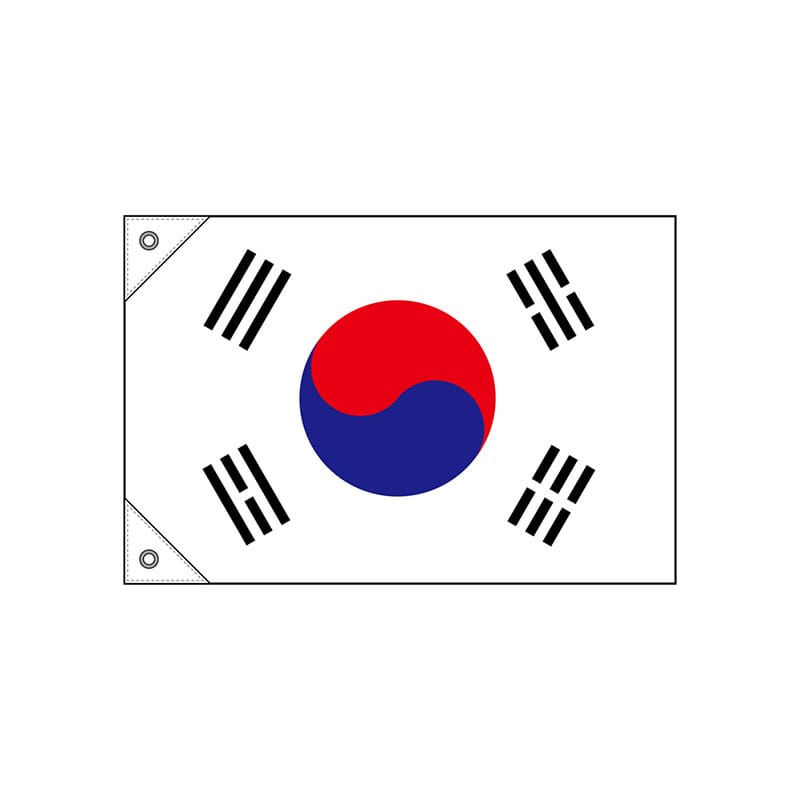 【直送品】 P・O・Pプロダクツ 国旗　販促用 ミニ 23691　韓国 1枚（ご注文単位1枚）