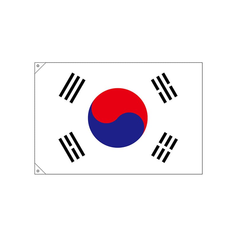 【直送品】 P・O・Pプロダクツ 国旗　販促用 小 23692　韓国 1枚（ご注文単位1枚）