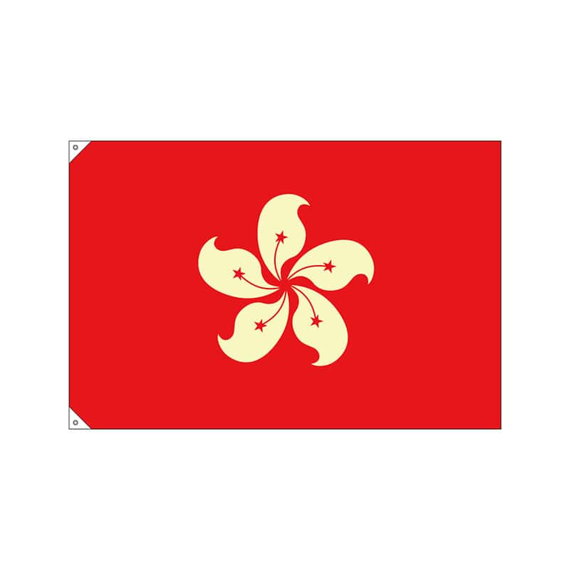 【直送品】 P・O・Pプロダクツ 国旗　販促用 大 23699　香港 1枚（ご注文単位1枚）