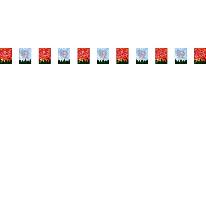 【直送品】 P・O・Pプロダクツ 連続旗　11連  40184　Christmasキラキラ 1枚（ご注文単位1枚）