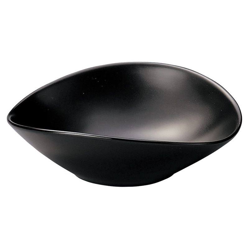 山万 ブランシェ　黒楕円鉢　M  65417－479 1個（ご注文単位1個）【直送品】