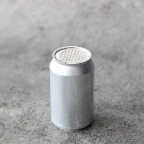 【直送品】BMターゲット 缶シーリング専用アルミ容器 円柱　330ml　フルオープン 銀フタ 1個（ご注文単位100個）
