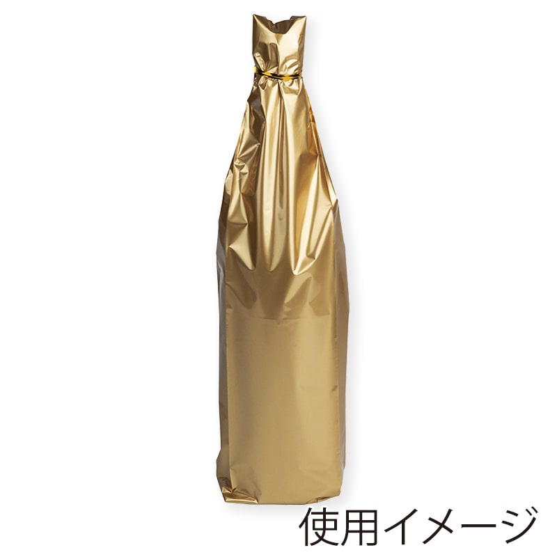 【直送品】 ヤマニパッケージ アルミ遮光袋 1．8L用 K－1597　ゴールド 1000枚/箱（ご注文単位1箱）