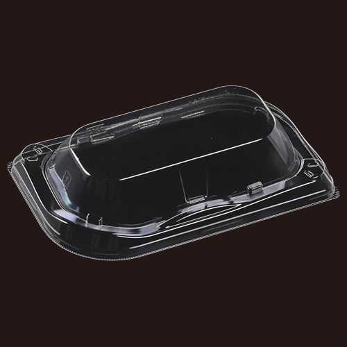 【直送品】 エフピコ サラダ容器　葉皿　嵌合蓋 T－葉皿1－3　APET　エコ  50枚/袋（ご注文単位30袋）