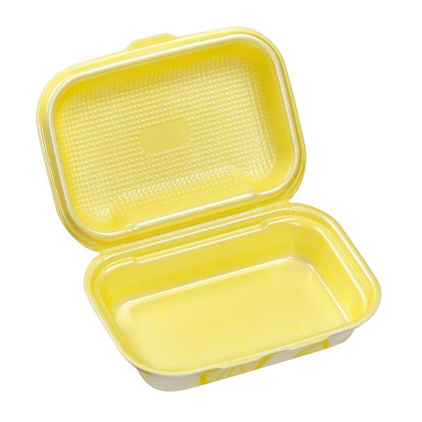 【直送品】 エフピコ 折蓋弁当容器　DLVボーノ 23－16 レモン 30個/袋（ご注文単位6袋）