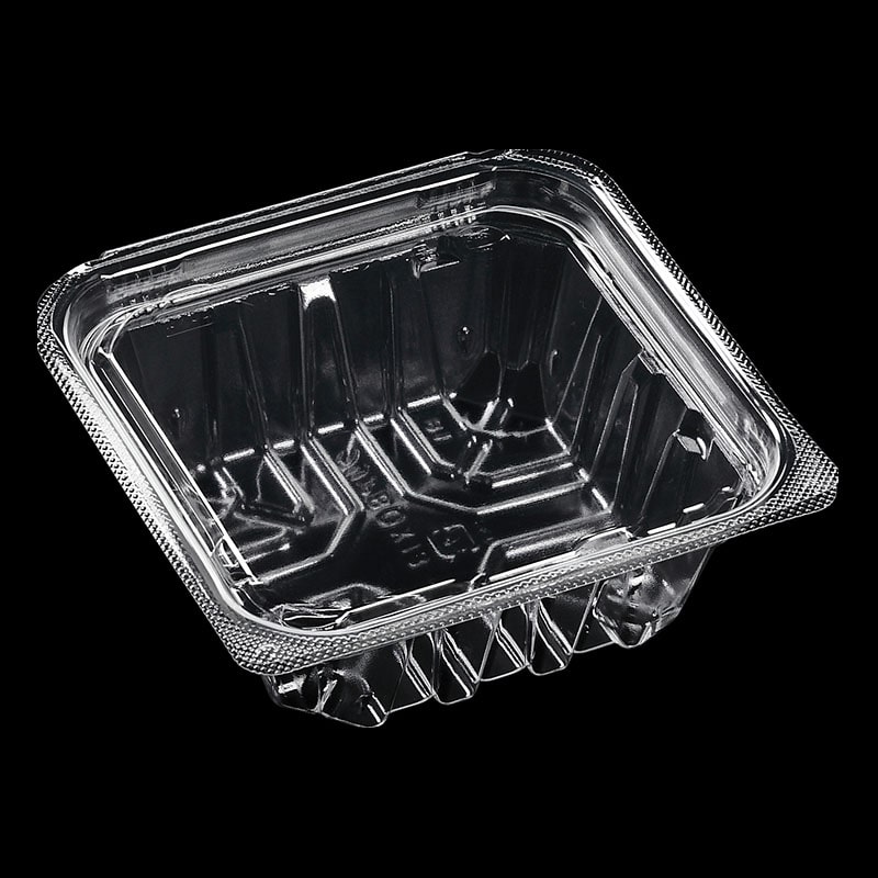 【直送品】 エフピコ 深型かん合折蓋容器　クリアBOX 13－13（46） 透明 50枚/袋（ご注文単位18袋）
