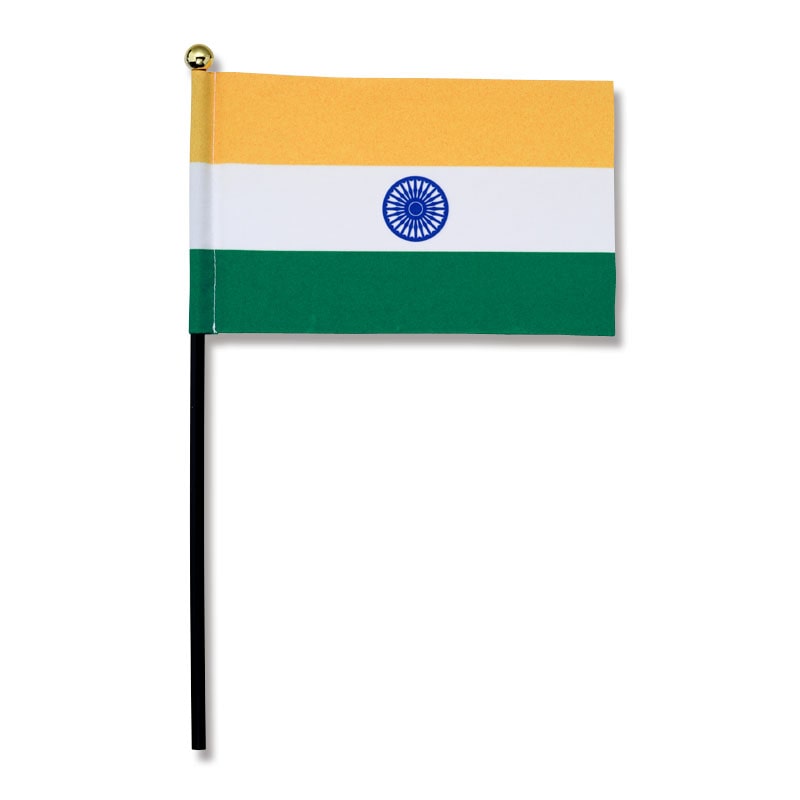東京製旗 ミニフラッグ インド 1個