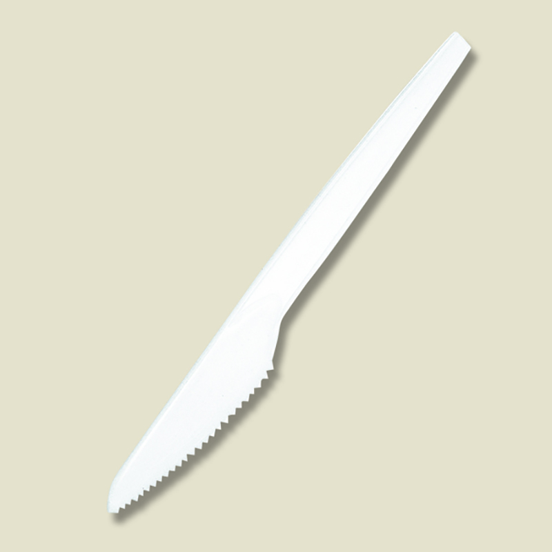 アサヒ徳島 特中ナイフ 16cm 白 バラ(個包装なし) 500本入