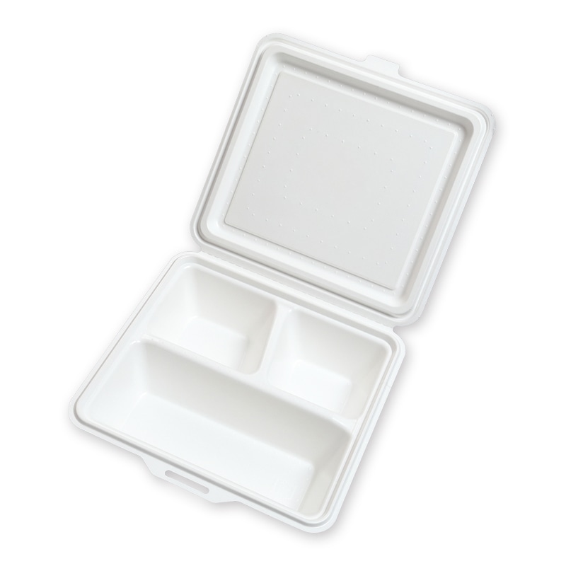 【メーカー直送|送料無料】ケーピープラテック 紙容器　KMボックス  KM－53　ホワイト 25個/袋（ご注文単位8袋）