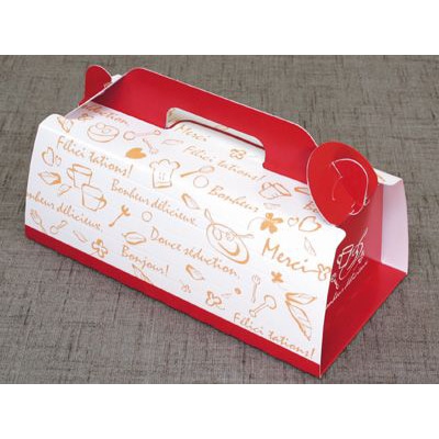 【直送品】 cotta ケーキ箱　手提ロール  62037　グランデリ 10枚/袋（ご注文単位20袋）