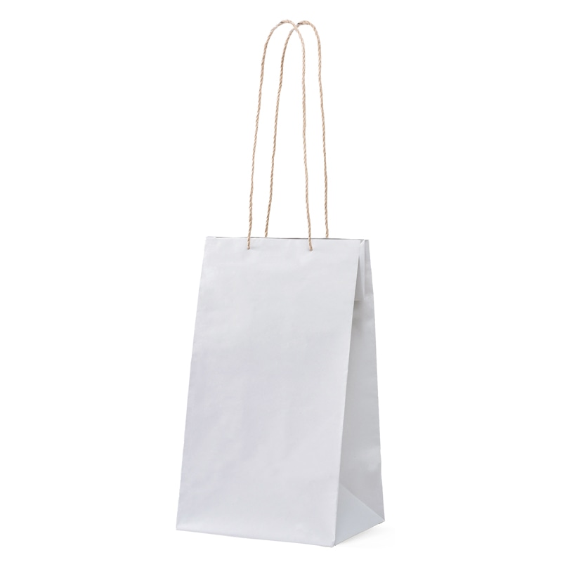 【直送品】星野 手提げ紙袋　キャリーバッグ K－LL 1　ホワイト　314076 100枚/束（ご注文単位1束）