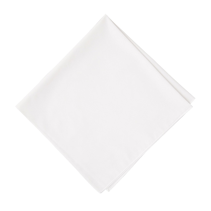 セブンユニフォーム 四角巾 フリーサイズ　ホワイト JY4740-0　1枚（ご注文単位1枚）【直送品】
