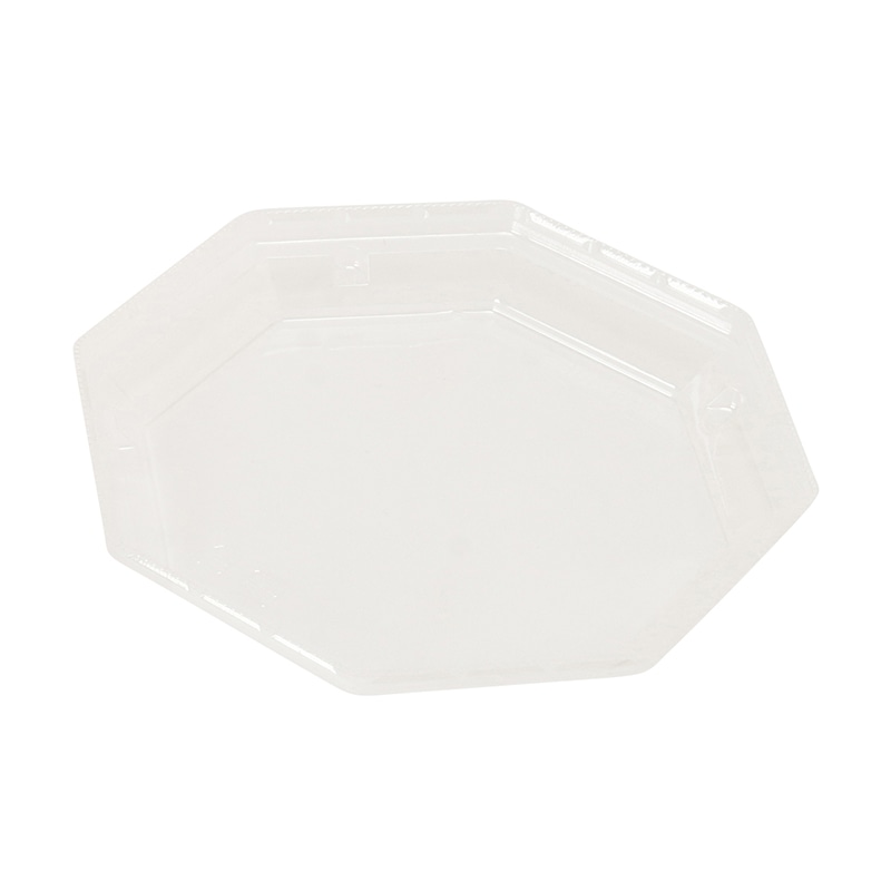 【直送品】 スドウ 折箱　エコオリ　八角形　透明蓋 FAN－10F 196055 500個/箱（ご注文単位1箱）
