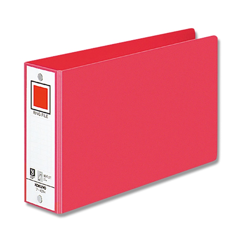 コクヨ リングファイル 2穴式 フ-409R B6E 赤 1冊