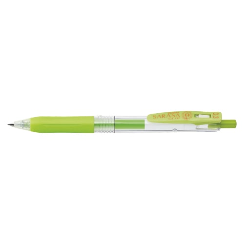 ゼブラ ゲルインクボールペン サラサクリップ JJH15-LG ライトグリーン