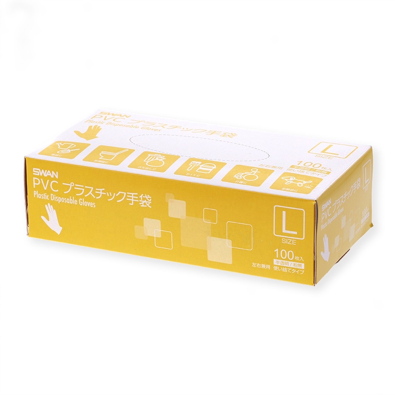 値下げ中】プラスチック手袋 粉なし Mサイズ 100枚×40箱＝4000枚 - その他