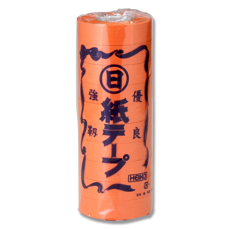 HEIKO 紐 紙テープ 橙 10巻