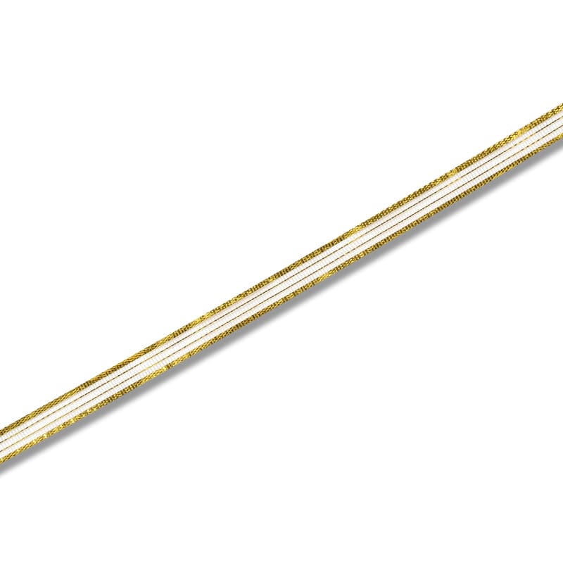 HEIKO シースルーリボン 10mm幅×30m巻 ゴールド