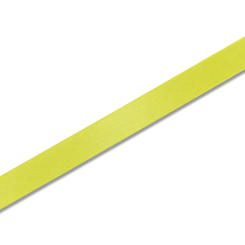 HEIKO シングルサテンリボン 18mm幅×20m巻 黄色