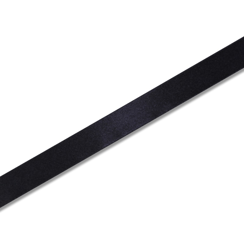 HEIKO シングルサテンリボン 18mm幅×20m巻 黒