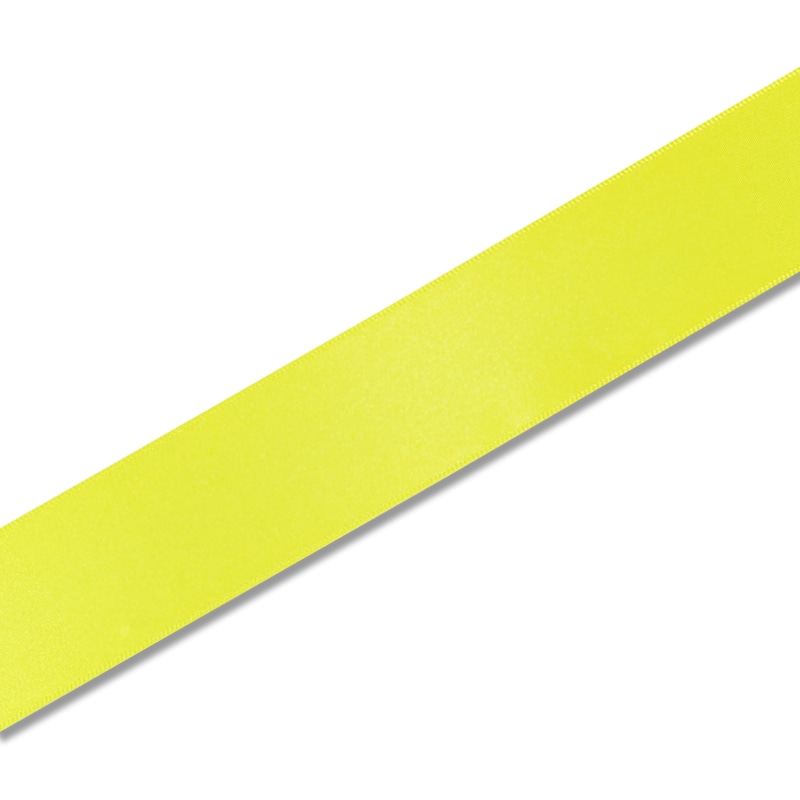 HEIKO シングルサテンリボン 36mm幅×20m巻 黄色