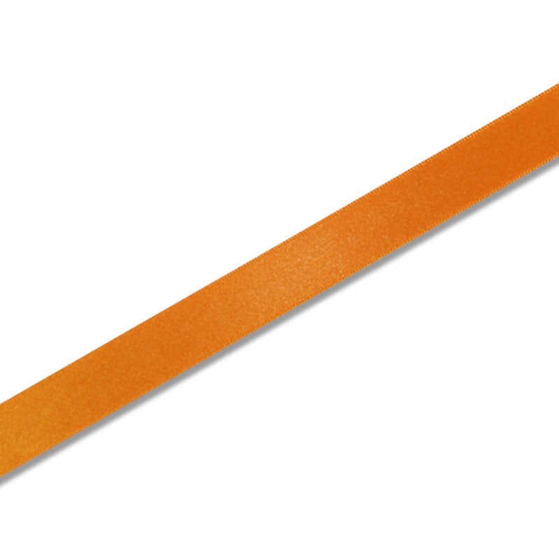 HEIKO シングルサテンリボン 18mm幅×20m巻 オレンジ