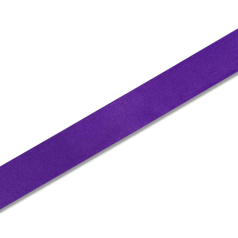 HEIKO シングルサテンリボン 24mm幅×20m巻 濃紫