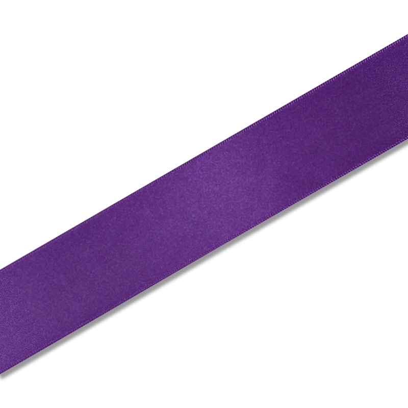 HEIKO シングルサテンリボン 36mm幅×20m巻 濃紫