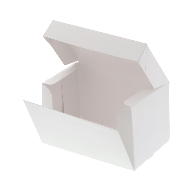 シモジマ】HEIKO 箱 サイドオープンケーキ箱 2号 白 ケーキ4個用 10枚｜包装用品・店舗用品の通販サイト