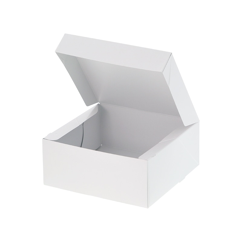 ケーキ箱 PC-カラー65 4号 ホワイト 10枚｜【シモジマ】包装用品・店舗用品の通販サイト