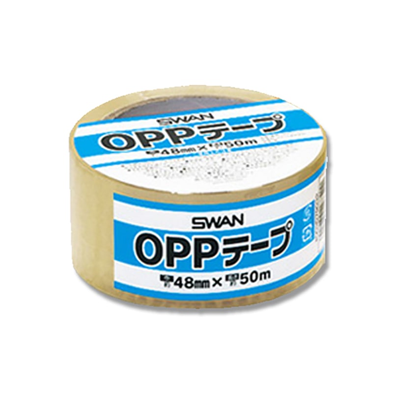 SWAN OPPテープ 48mm×50m巻 1巻 4901755188400 通販 | 包装用品・店舗 