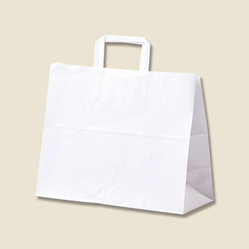 HEIKO 紙袋 H25チャームバッグ 32-6(平手) 晒白無地 50枚 4901755348774 通販 包装用品・店舗用品のシモジマ  オンラインショップ