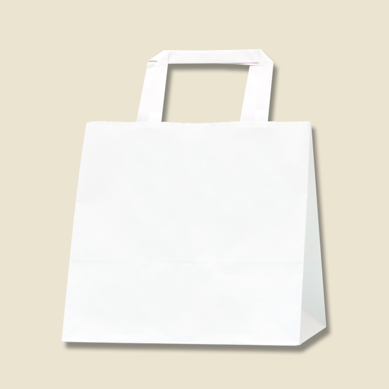 HEIKO 紙袋 Hフラットチャームバッグ 220-1(平手) N白無地 50枚 4901755351668 通販 | 包装用品・店舗用品の