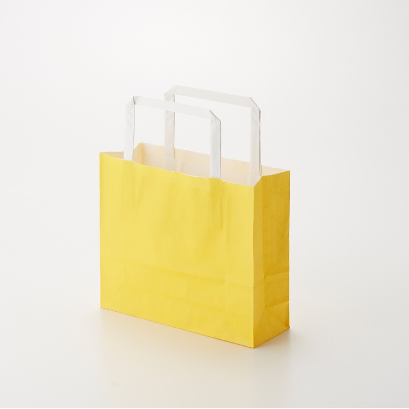 HEIKO 紙袋 H25チャームバッグ 18-2(平手) 白筋無地 Y 50枚 4901755352610 通販 包装用品・店舗用品のシモジマ  オンラインショップ