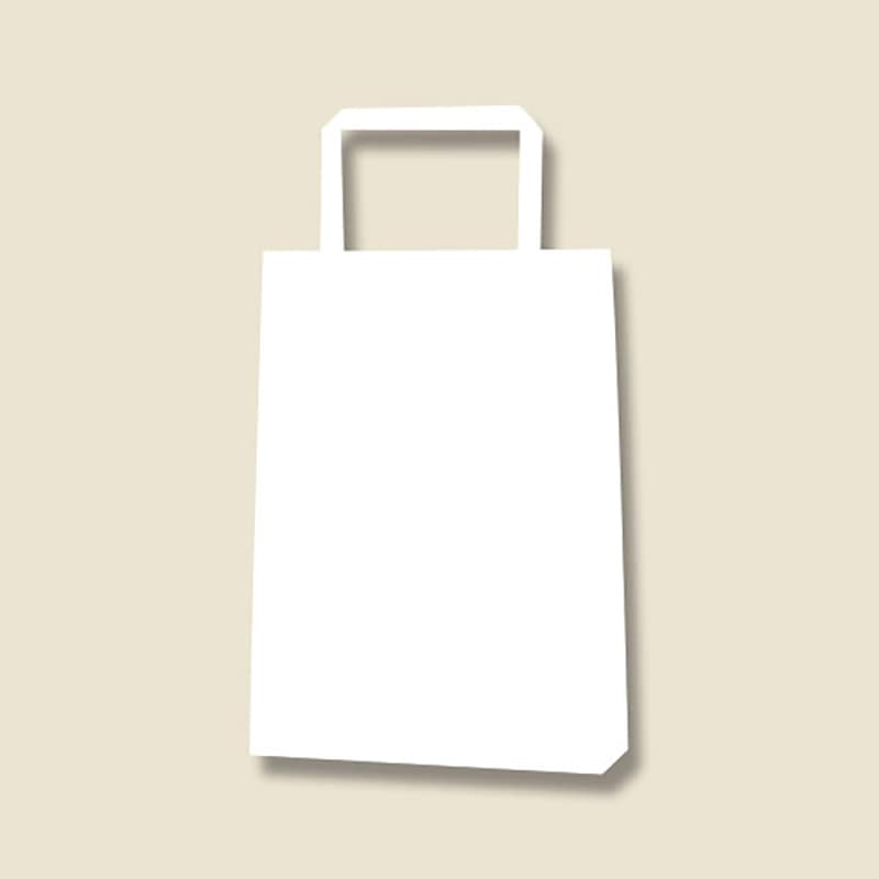 HEIKO 紙袋 H25チャームバッグ 18-3(平手) 白無地 50枚 4901755352900 通販 | 包装用品・店舗用品のシモジマ  オンラインショップ