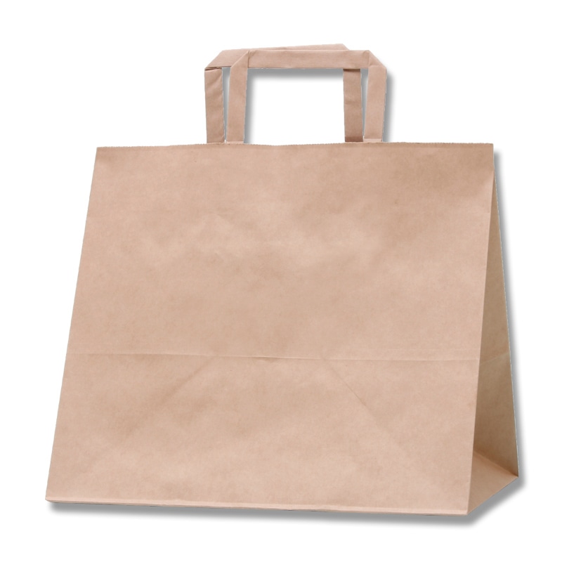 HEIKO 紙袋 Hフラットチャームバッグ 300-1(平手) 未晒無地 50枚 4901755356915 通販 包装用品・店舗用品のシモジマ  オンラインショップ