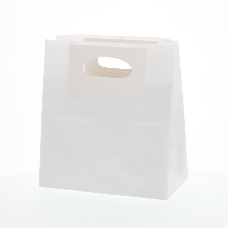 手提げ紙袋 ＨＶ７５　未晒　無地　巾340×マチ220×高さ315mm（200枚セット） - 1