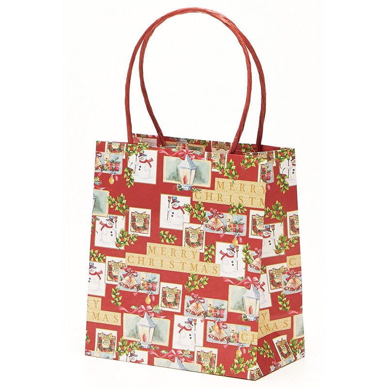 シモジマ オンライン Heiko クリスマス手提げ紙袋 スムースバッグ 15 08 クラシックイヴ 25枚 包装用品 店舗用品の通販サイト