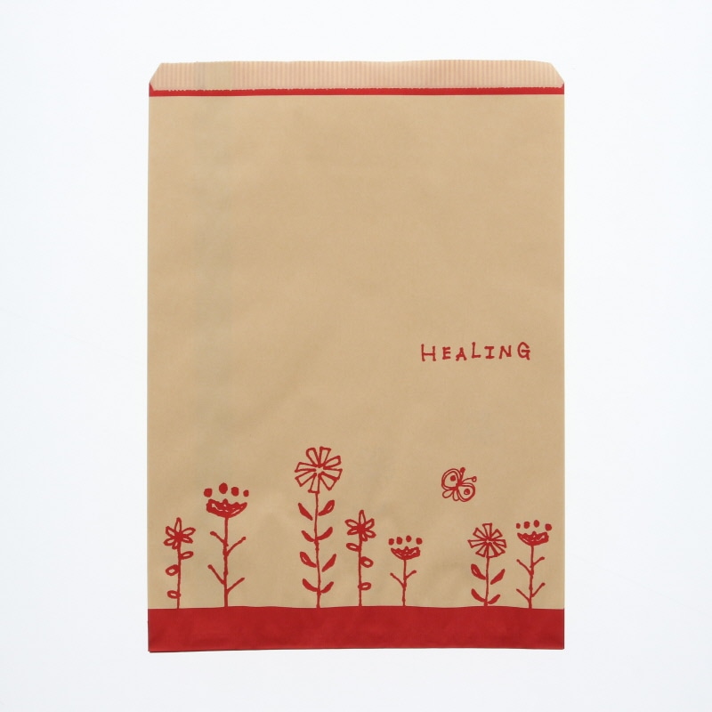 HEIKO 紙袋 柄小袋 Rタイプ R-20 ハーブフラワーR 200枚