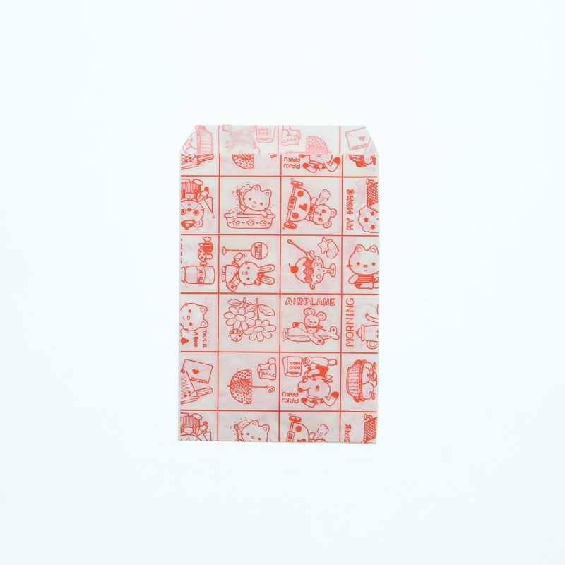 ケース販売HEIKO 紙袋 柄小袋 ストレートタイプ 8才 ギンガム2R 006538202 1ケース(100枚入×10袋 合計1000枚)