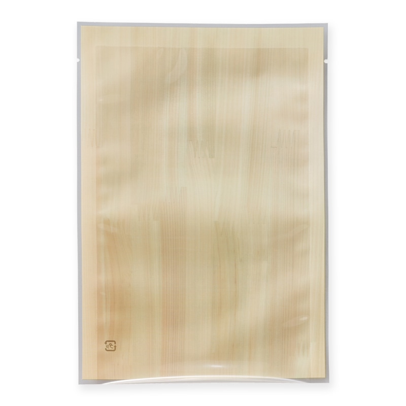 【直送品】富士カガク ラミネート袋 WOD－3 シンプル木目柄 3000枚/箱（ご注文単位1箱）