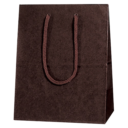 HEIKO 紙袋 カラーチャームバッグ 20-12 ブラウン 10枚