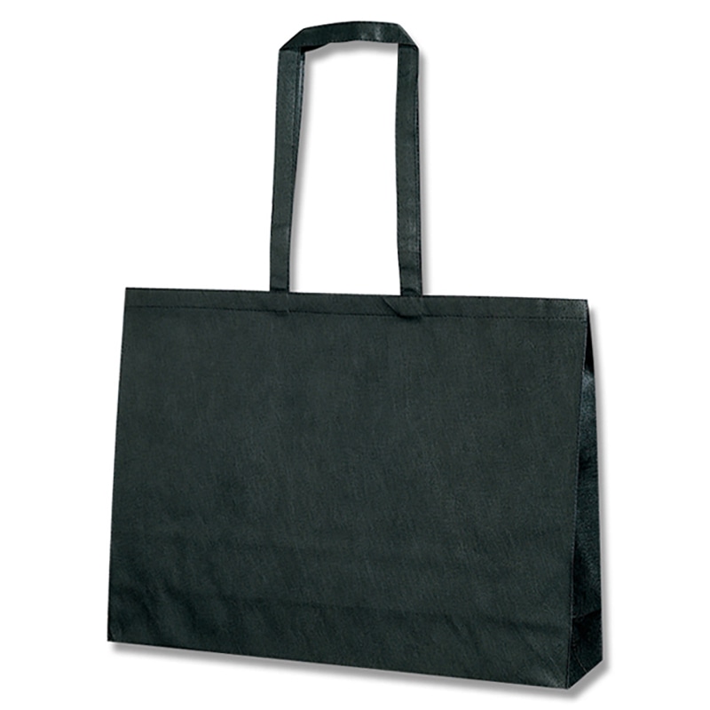 HEIKO 不織布手提げ袋 Fバッグ Lショルダー 黒 10枚 4901755524673 通販 包装用品・店舗用品のシモジマ オンラインショップ